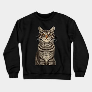 Cat Tarot Feline Fate Unfolded Crewneck Sweatshirt